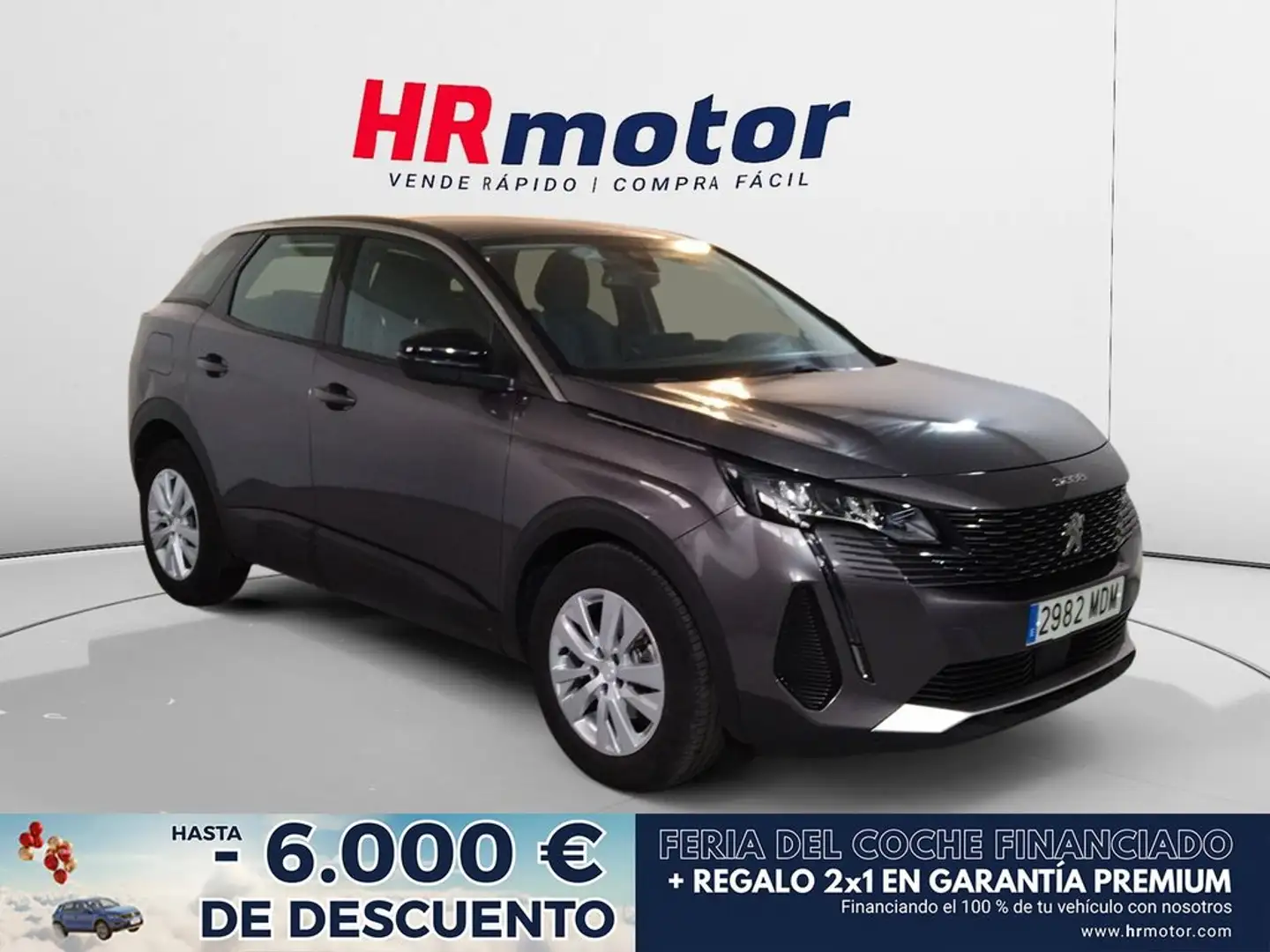 Peugeot 3008 1.5 BlueHDi Active Pack Grau - 1