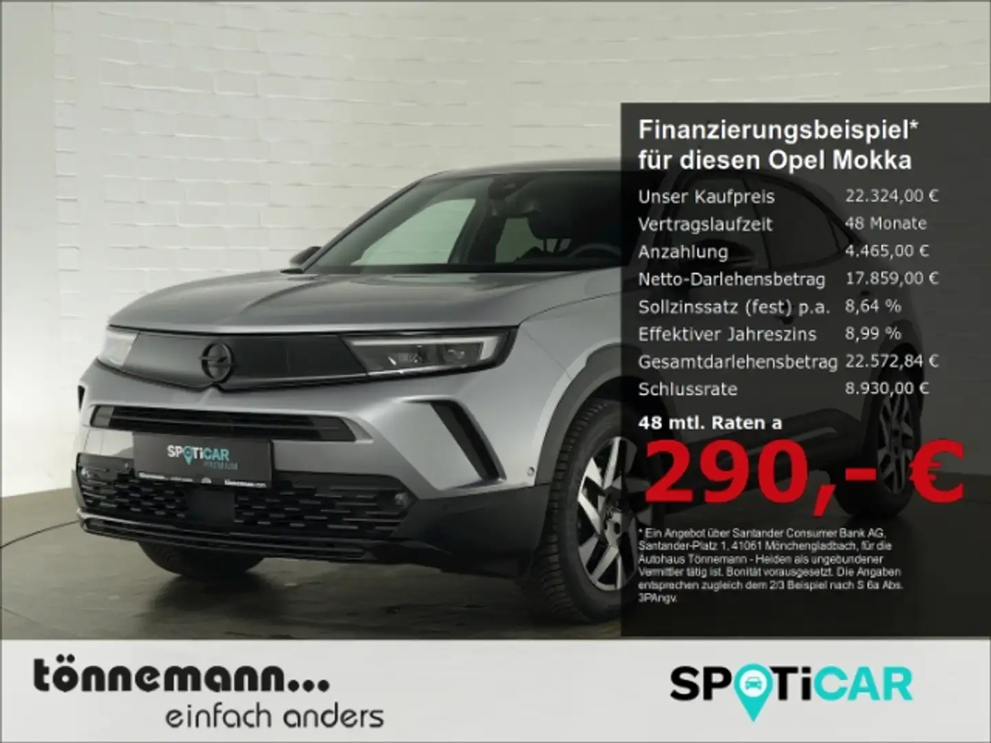 Opel Mokka B GS AT+RÜCKFAHRKAMERA+SITZ-/LENKRADHEIZUNG+KEYLES Gris - 1