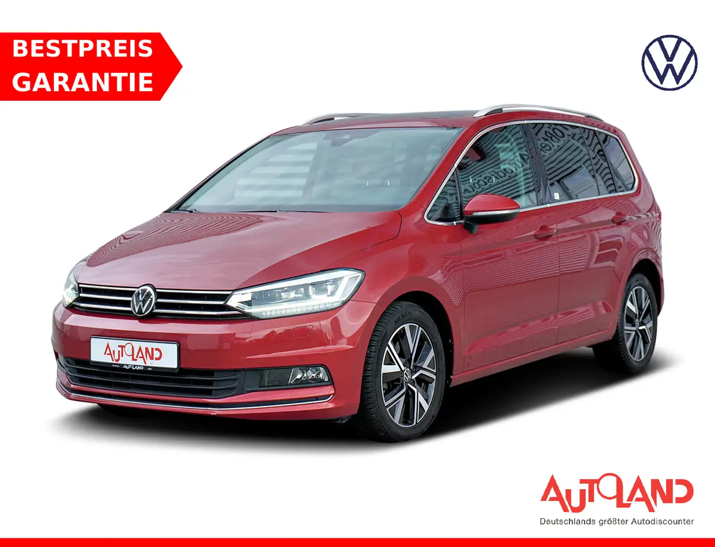 Volkswagen Touran 1.5 TSI DSG Highline LED Navi ACC PDC Rot - 1