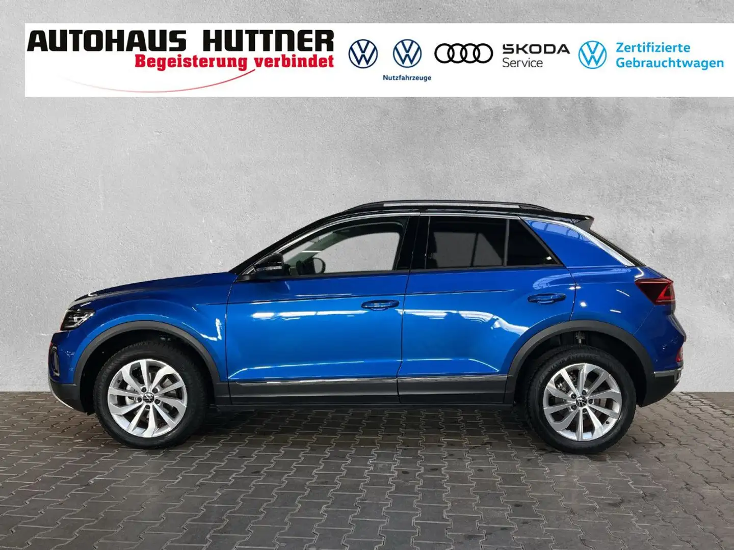 Volkswagen T-Roc STYLE 1.5 TSI DSG AHK NAVI IQ.LIGHT ACC RÜCK Azul - 2