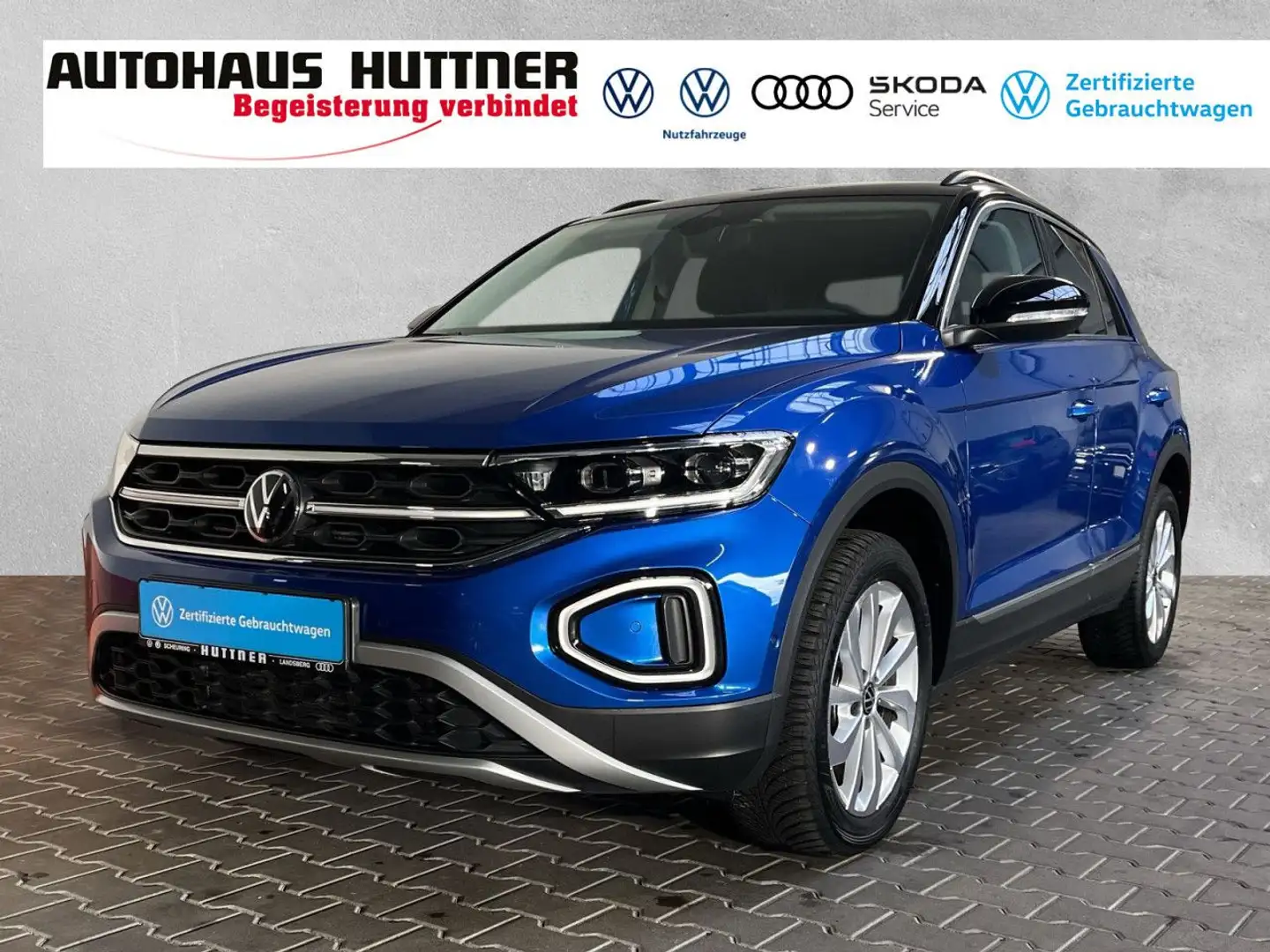 Volkswagen T-Roc STYLE 1.5 TSI DSG AHK NAVI IQ.LIGHT ACC RÜCK Azul - 1