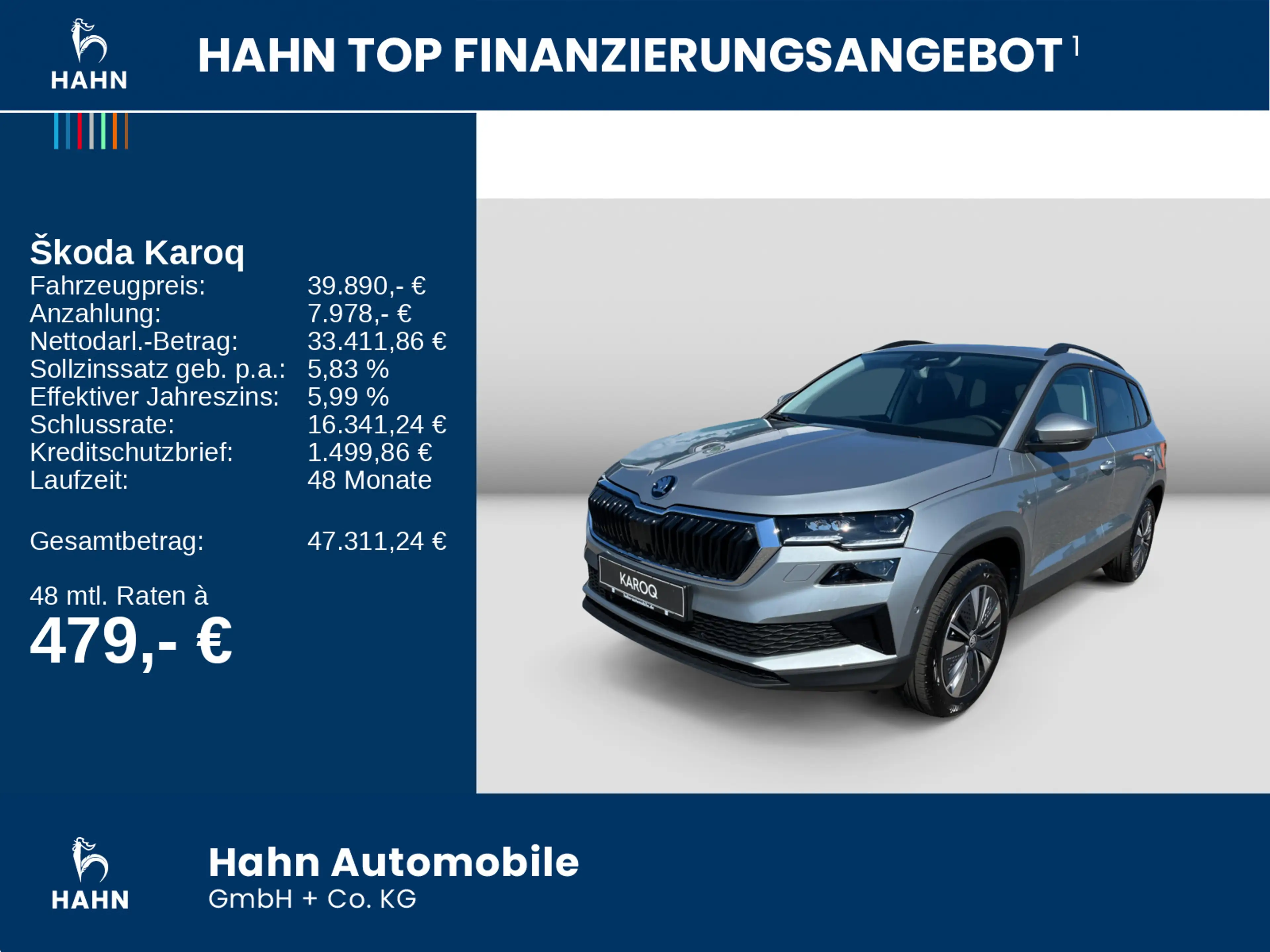 Skoda Karoq Balance 1,5 TSI DSG Navi LED Klimaaut AHK — photo 2