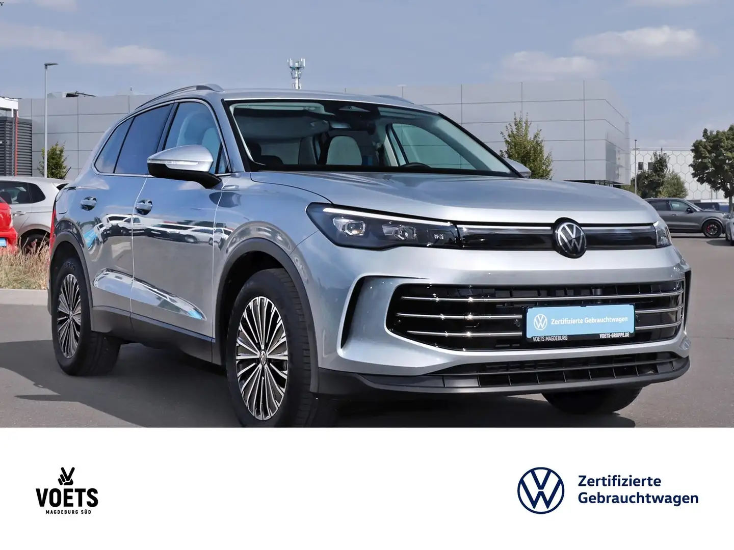 Volkswagen Tiguan ELEGANCE 1.5 eTSI DSG LED PLUS+NAVI+AHK Argent - 2