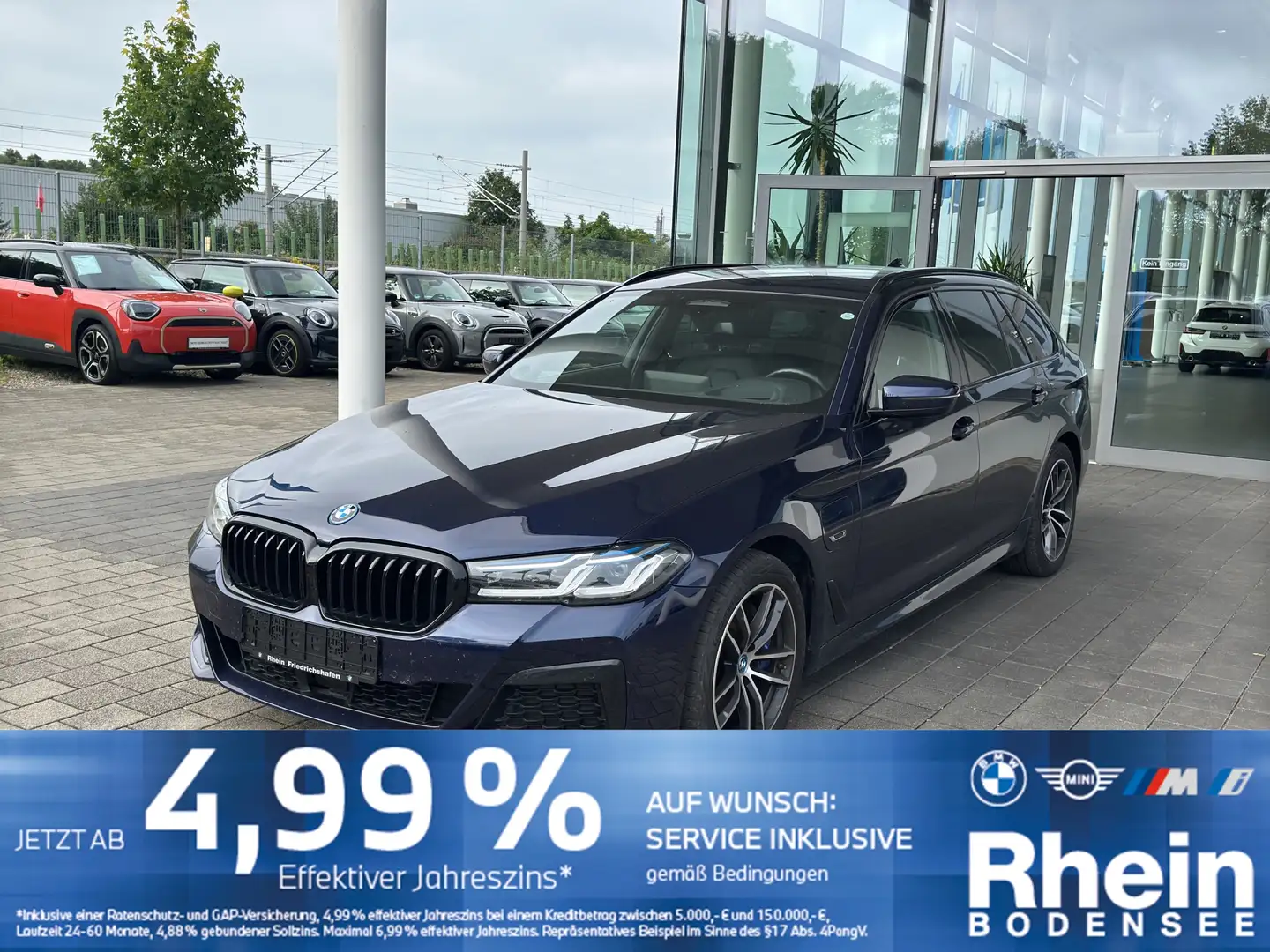 BMW 530 e xDrive Touring M Sport AHK ACC Laser HeadUp Blau - 1
