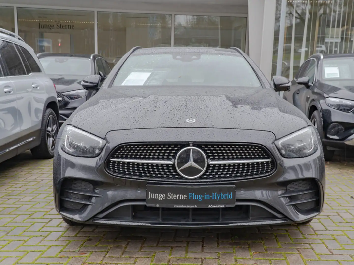 Mercedes-Benz E 300 de 4M T AMG-Sport/Burm/Night/AHK/Sitzklima Grau - 2