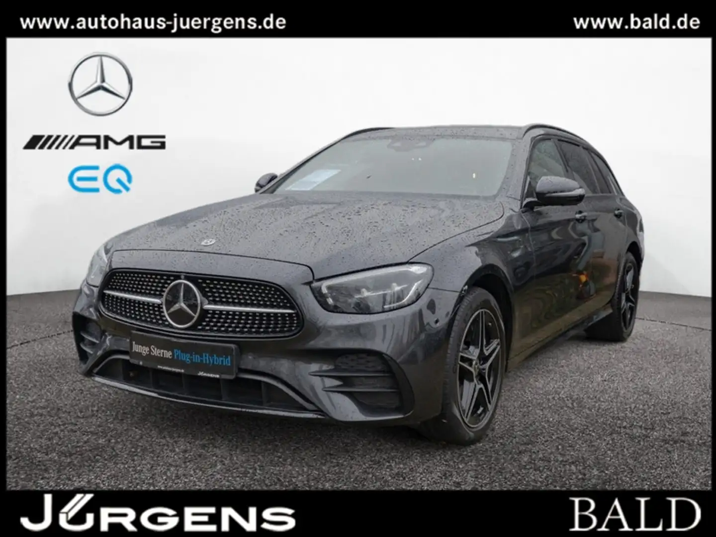 Mercedes-Benz E 300 de 4M T AMG-Sport/Burm/Night/AHK/Sitzklima Grau - 1