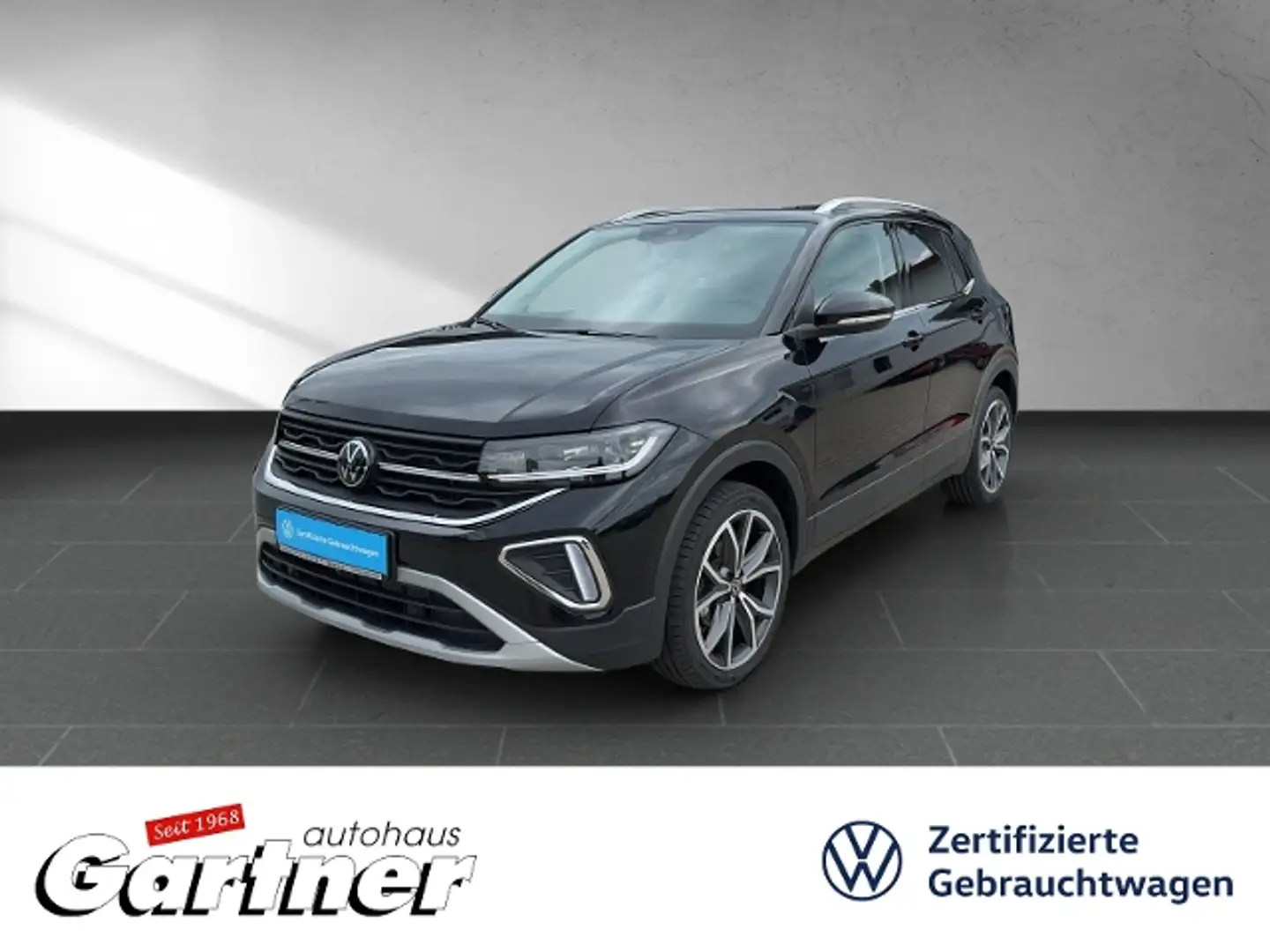 Volkswagen T-Cross STYLE 1.0 TSI DSG AHK REAR VIEW DWA PDC KLIMA LED Noir - 1