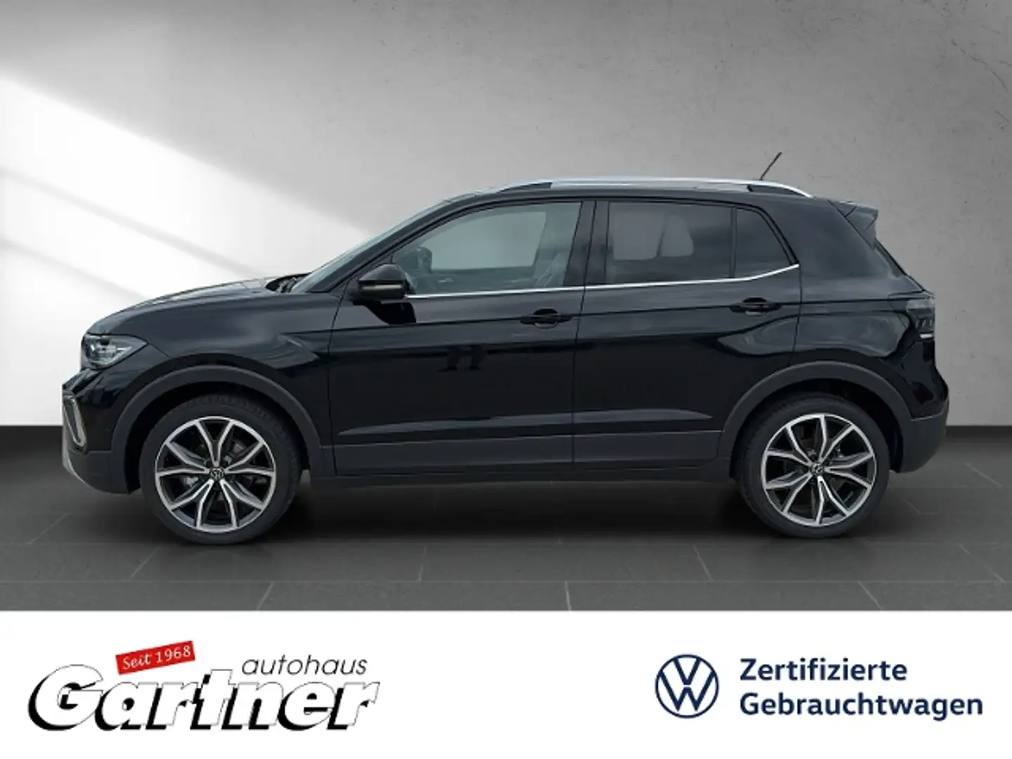 Volkswagen T-Cross STYLE 1.0 TSI DSG AHK REAR VIEW DWA PDC KLIMA LED Noir - 2