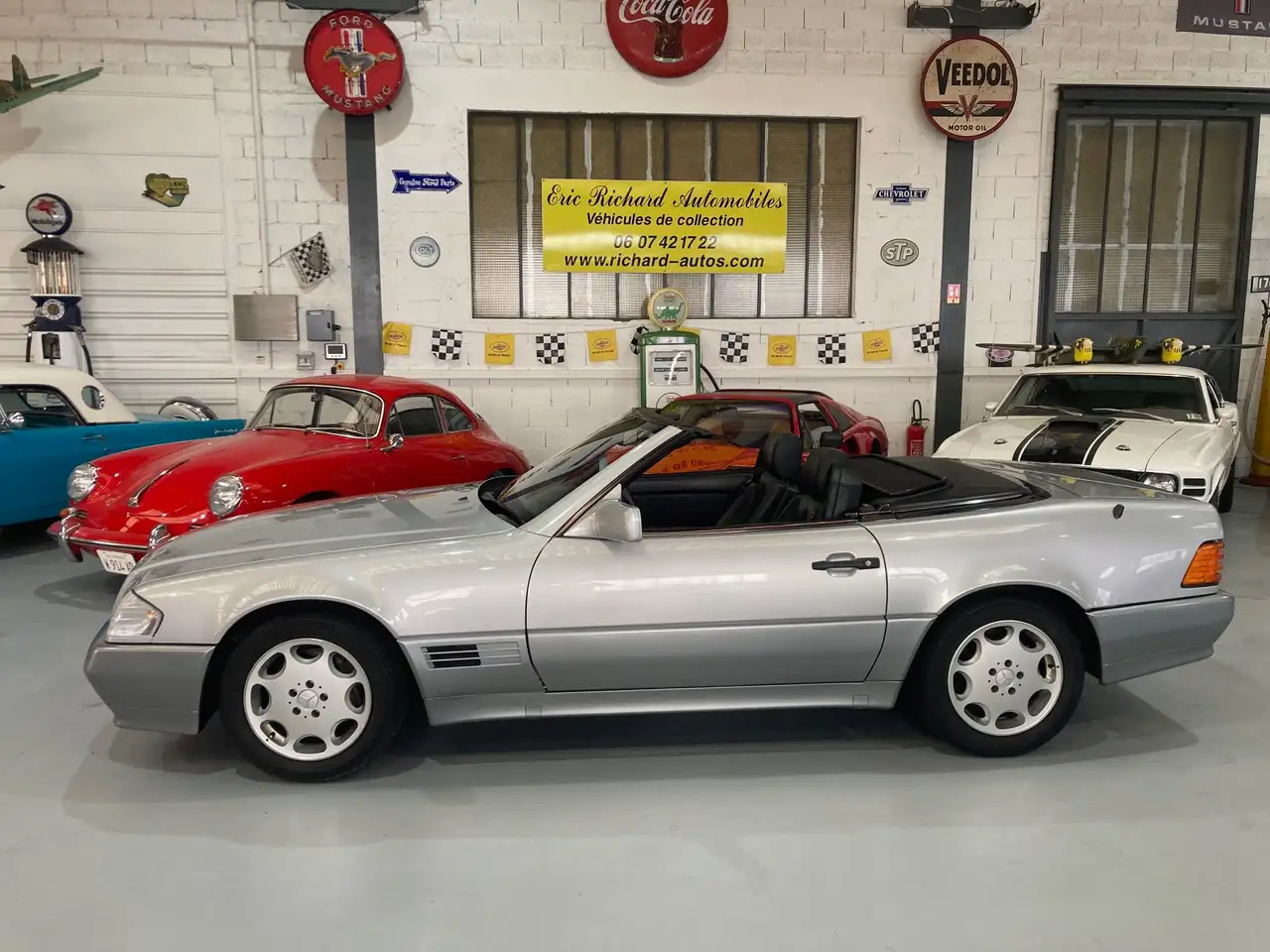 Mercedes-Benz SL 300 Roadster de 1991 avec Hard-top en stock en France, foto 2