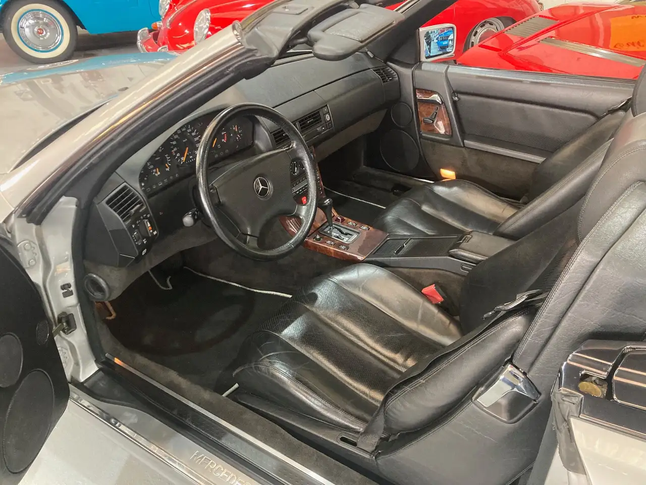 Mercedes-Benz SL 300 Roadster de 1991 avec Hard-top en stock en France, foto 6