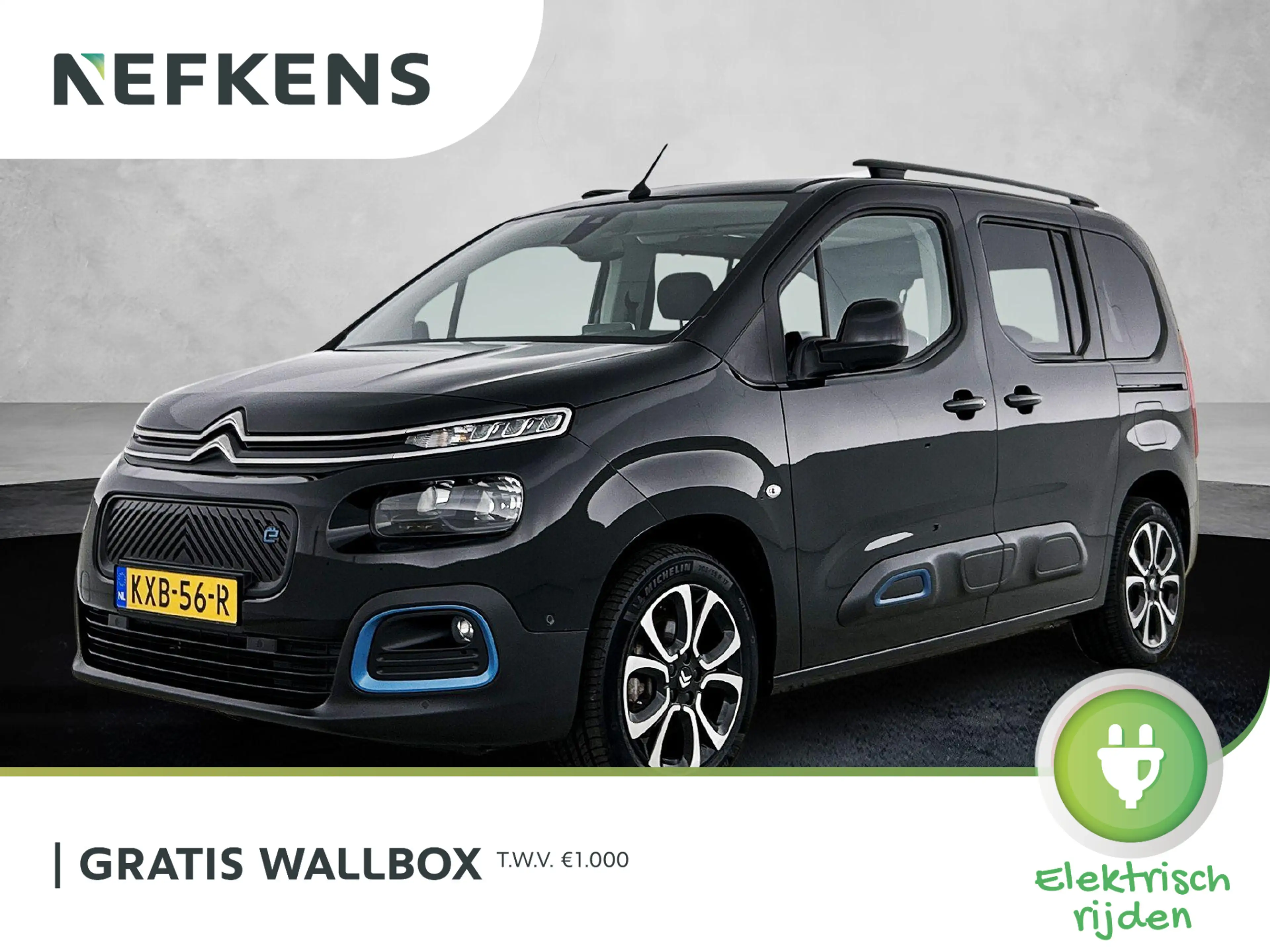 Citroen Berlingo ë-Berlingo Shine 50 kWh 136pk | Navigatie via Appl