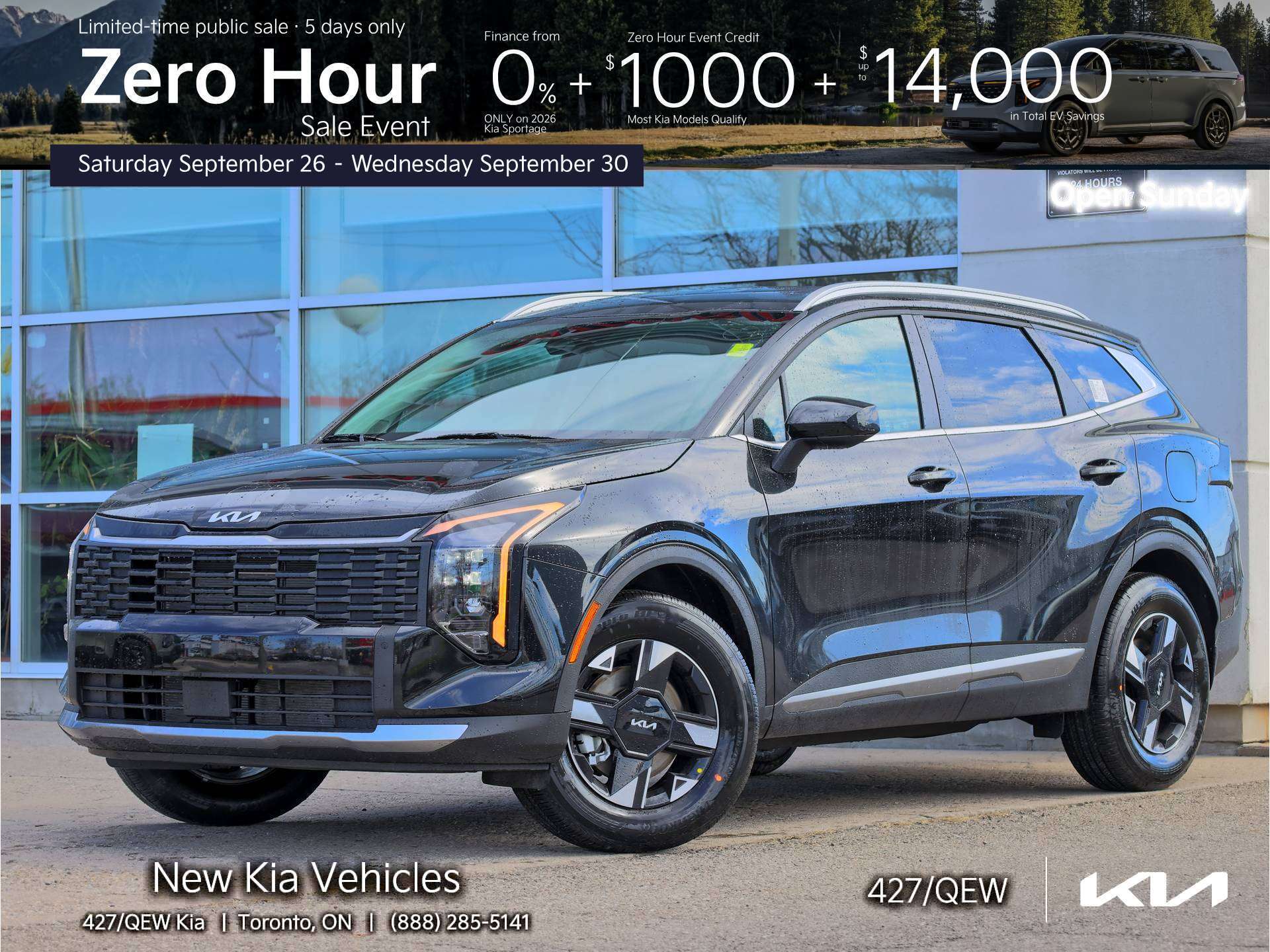 Black 2026 Kia Sportage SUV / Crossover All-Wheel Drive Automatic