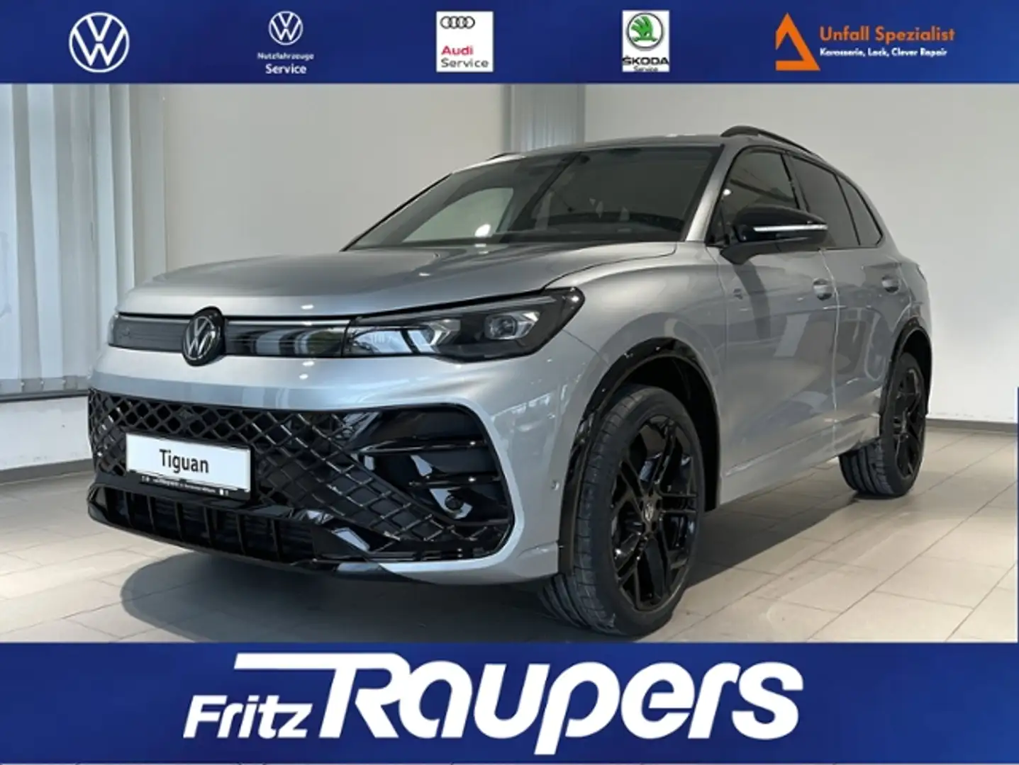 Volkswagen Tiguan R-Line  2,0 l TSI OPF 4MOTION 7-Gang-DSG Silber - 1