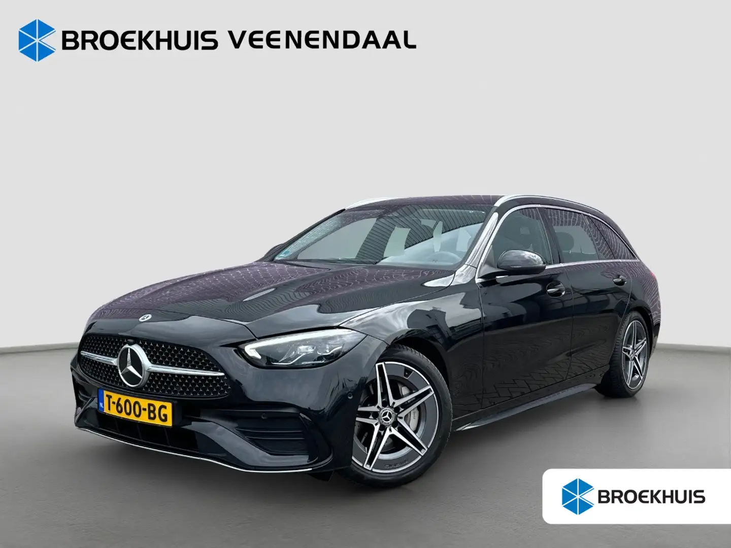 Mercedes-Benz C 180 Estate AMG Line | Stoelverwarming | BLIS | Full LE Zwart - 1