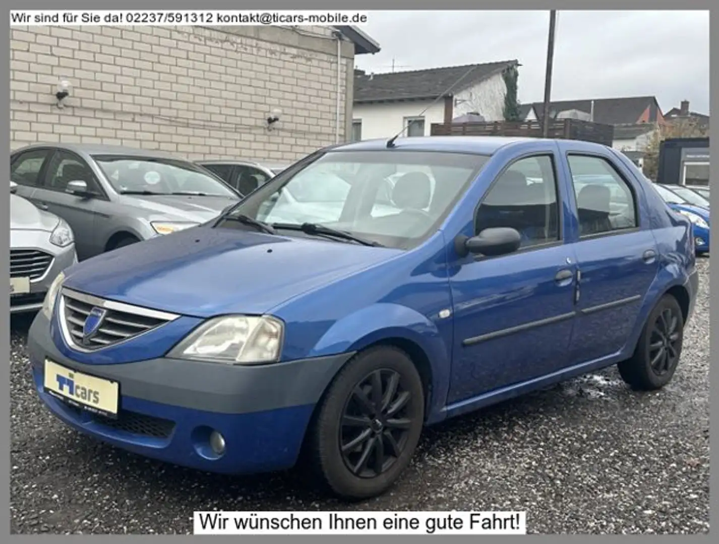 Dacia Logan 1.6 MPI Laureate *Neuteile,5Türer,Klima* Blau - 1