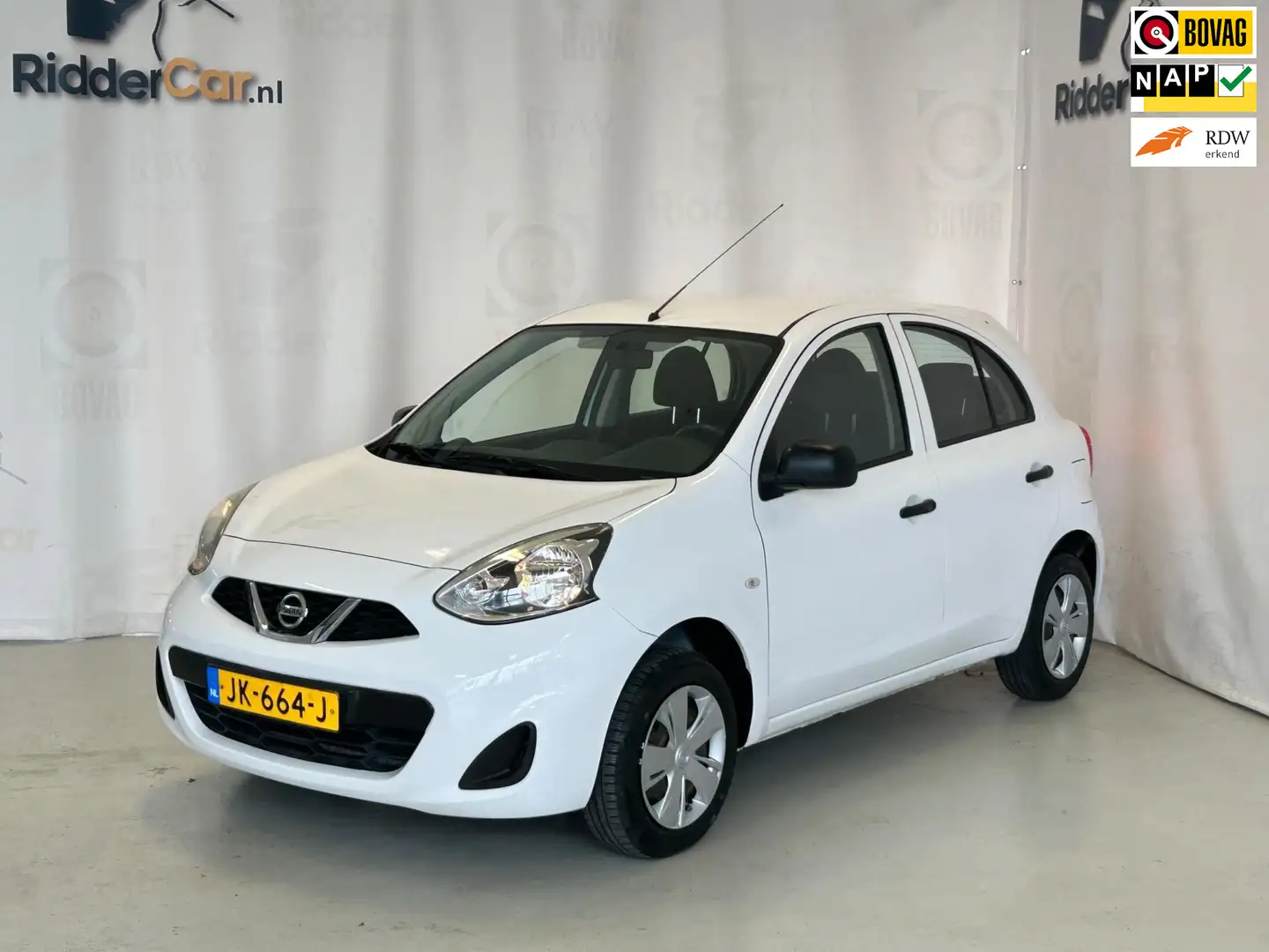 Nissan Micra 1.2 Visia Pack|NAP|1E EIG|PARK SENS|BLUETOOTH|AIRC Wit - 1