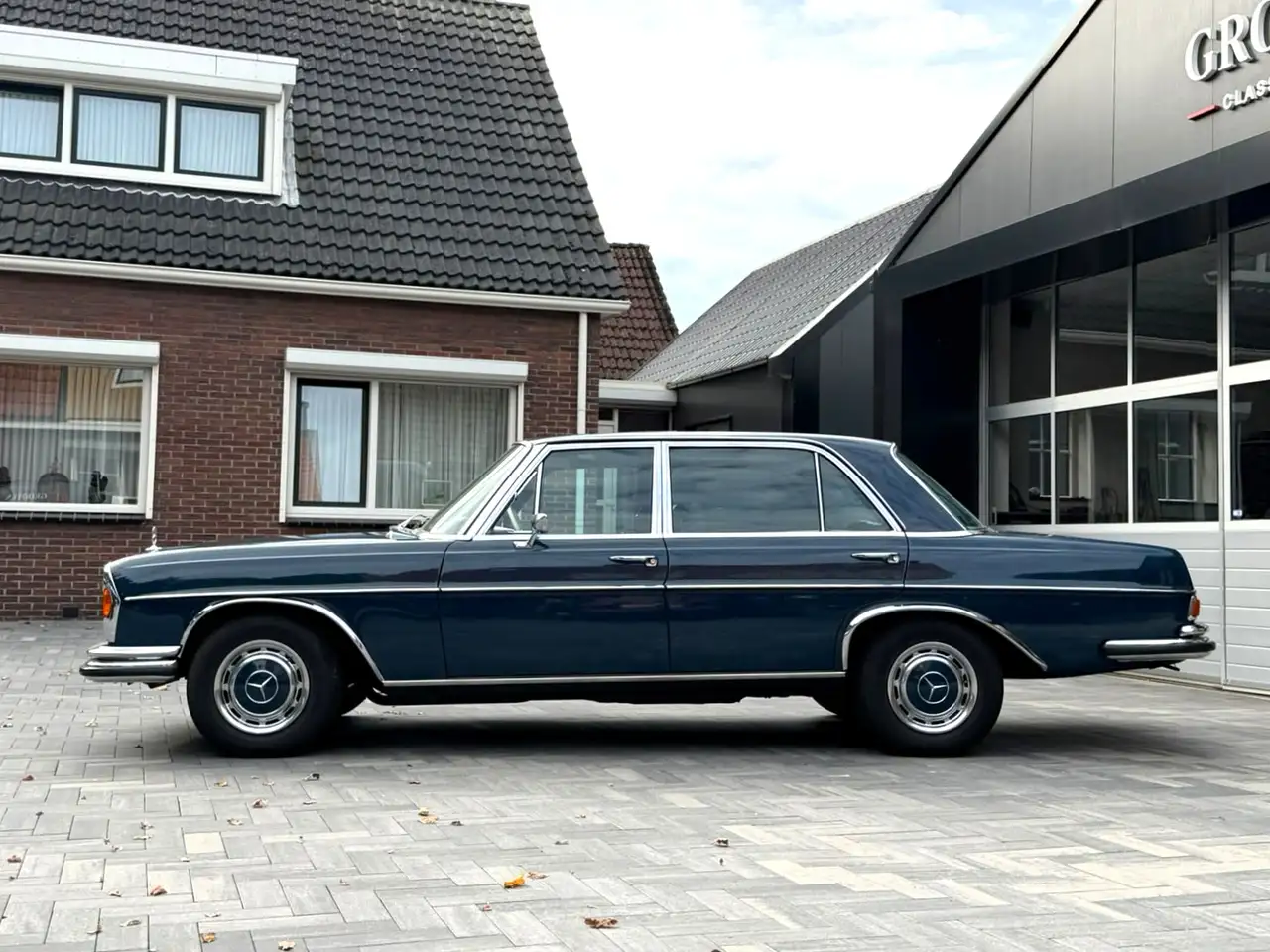 Mercedes-Benz 300 SEL 3.5 W109 Schuifdak - Mittel blau, foto 6