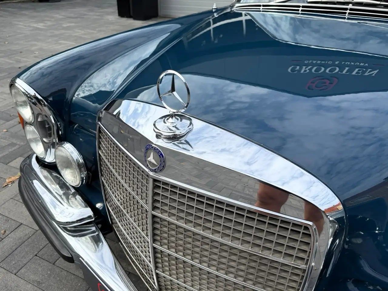 Mercedes-Benz 300 SEL 3.5 W109 Schuifdak - Mittel blau, foto 9