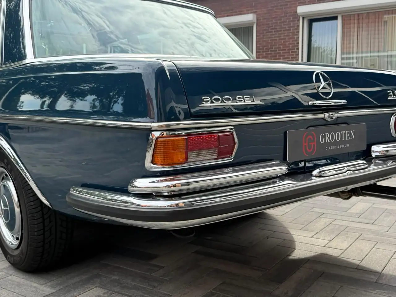 Mercedes-Benz 300 SEL 3.5 W109 Schuifdak - Mittel blau, foto 8