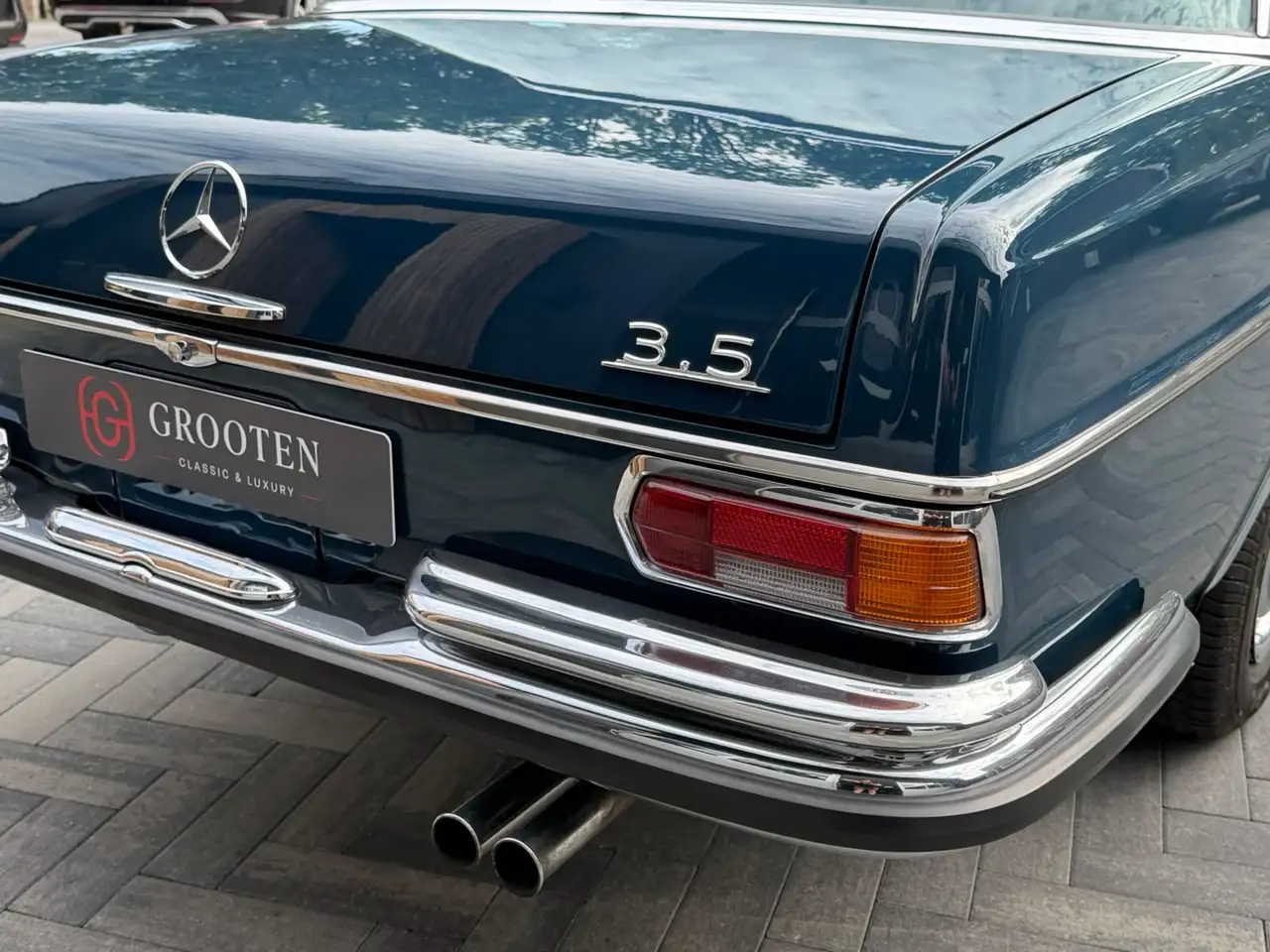 Mercedes-Benz 300 SEL 3.5 W109 Schuifdak - Mittel blau, foto 7
