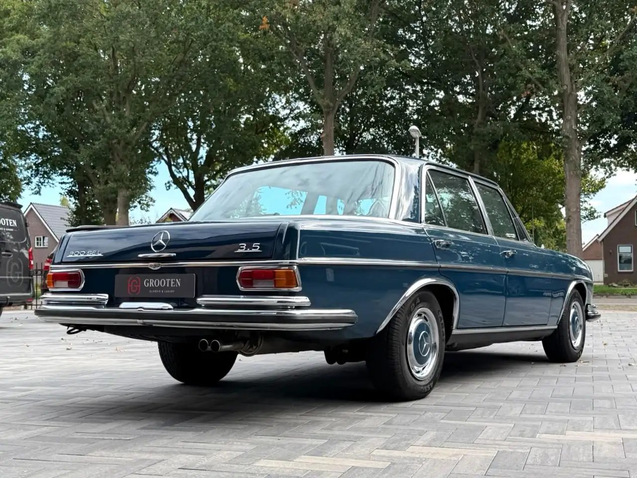 Mercedes-Benz 300 SEL 3.5 W109 Schuifdak - Mittel blau, foto 5