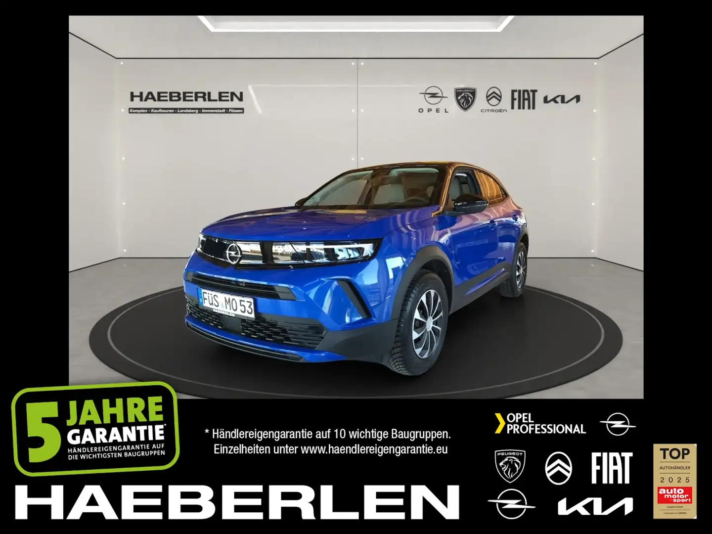 Opel Mokka 1.2 Turbo Elegance LED+SHZ+Winterp.+Kam. Blau - 1