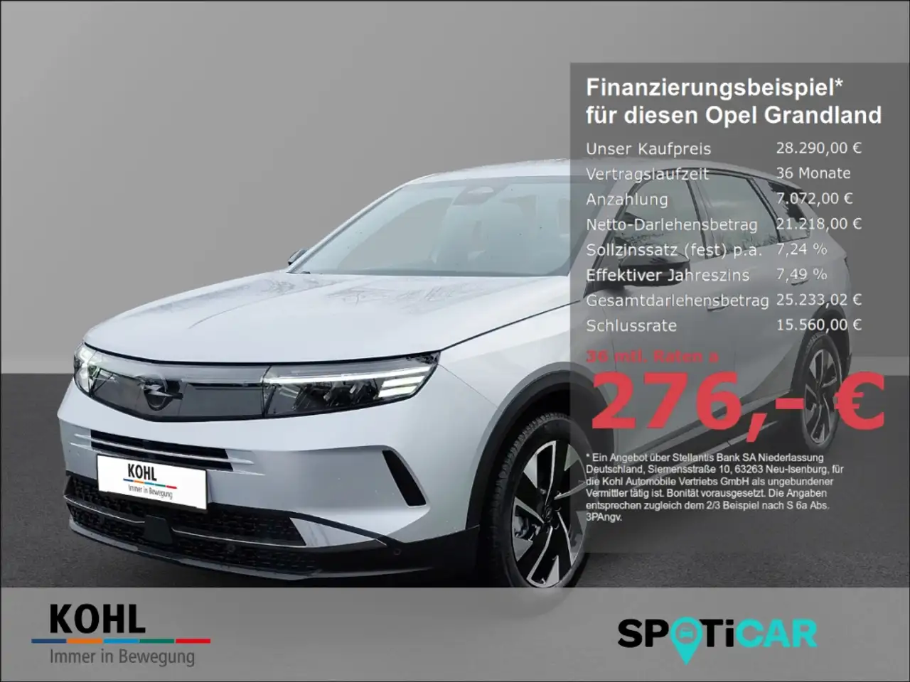 Opel Grandland Edition 1.2 48V-Mild-Hybrid 145PS Allwetter Navi L
