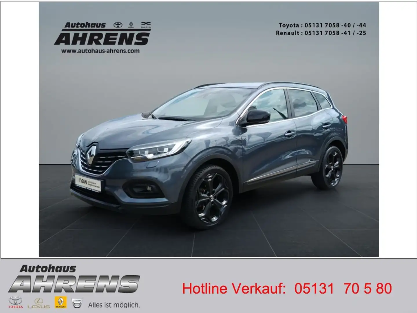 Renault Kadjar TCe140 EDC BLACK EDITION BOSE LED ACC Gris - 1