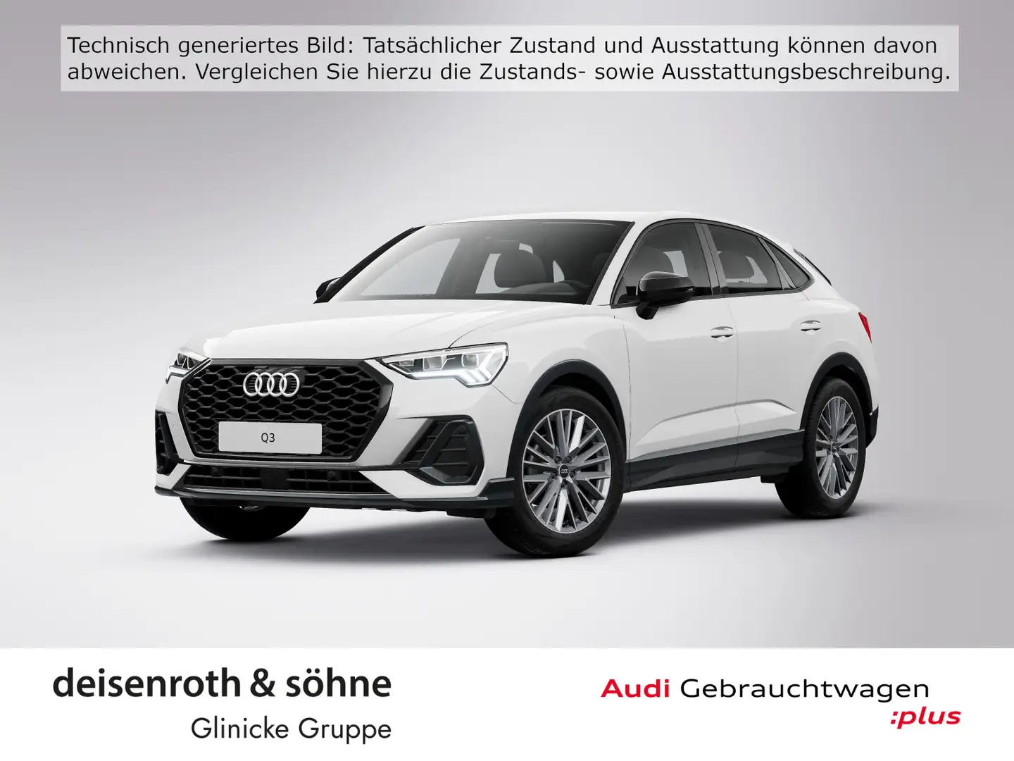 Audi Q3 S line 35 TFSI S tr MMI/ASI/EPH+/As Weiß - 1