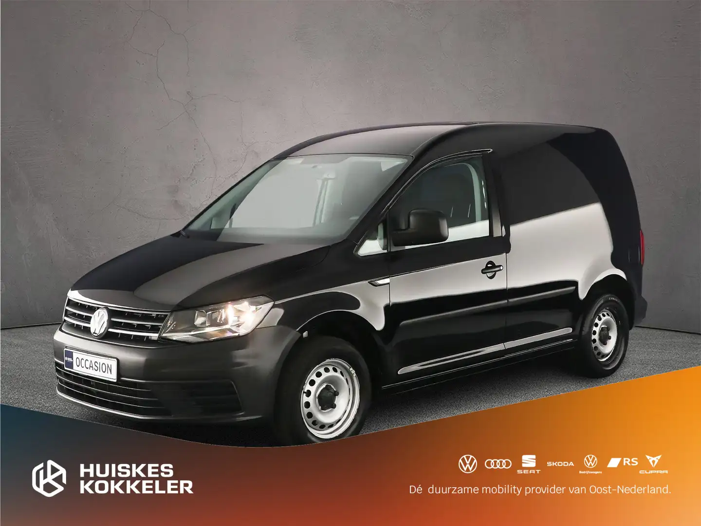 Volkswagen Caddy 2.0 TDI L1H1 BMT Economy Business Zwart - 1