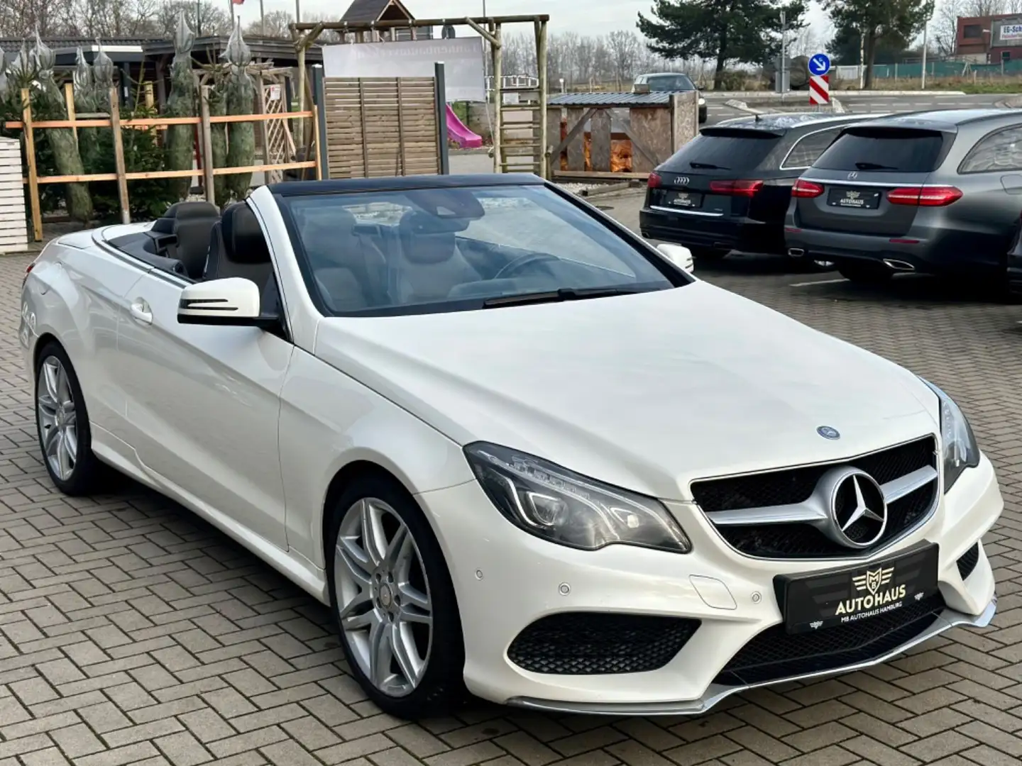 Mercedes-Benz E 350 E-Klasse Cabrio,AMG-Paket,LED,Facelift,TOP Blanc - 2