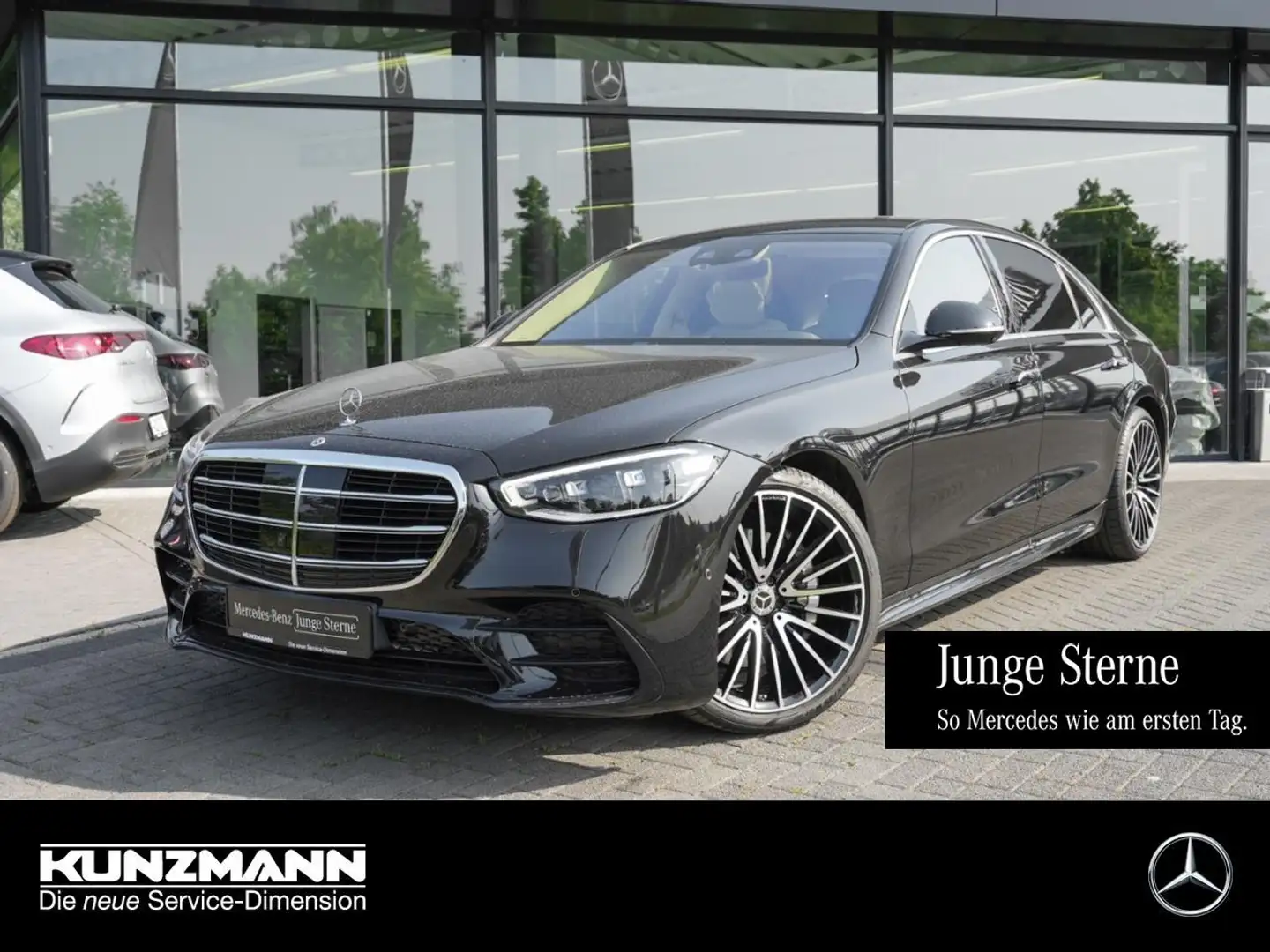 Mercedes-Benz S 500 4M  lang AMG Night Panorama Standhzg 360° Noir - 1