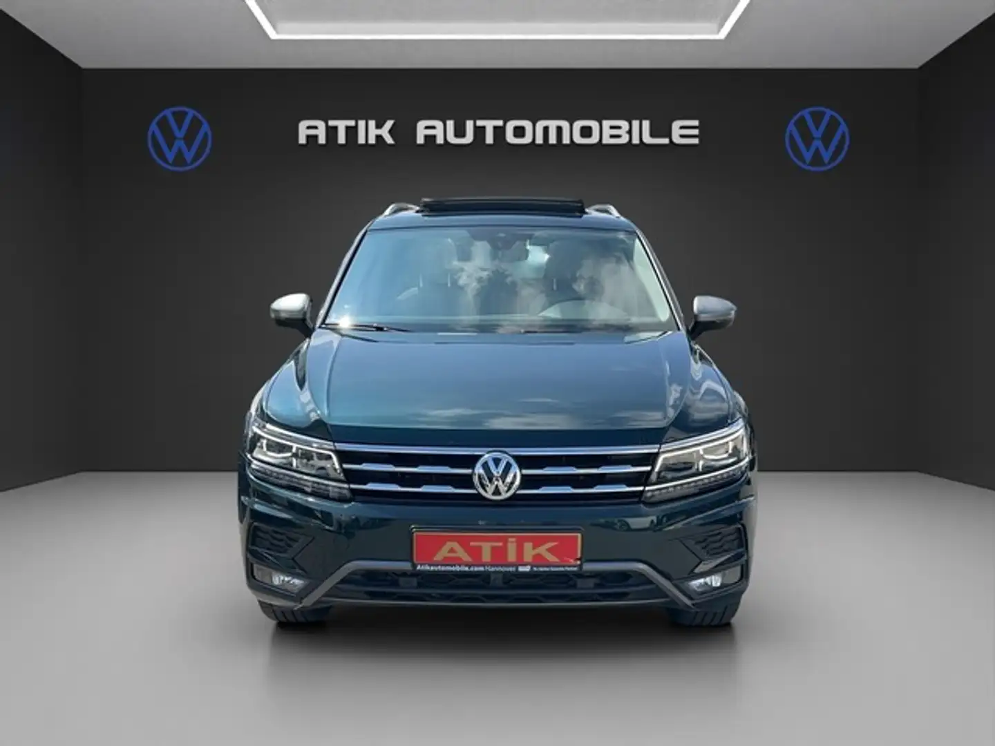 Volkswagen Tiguan Allspace HIGHLINE / 4M / 7 SITZE / PANO / R.CAM Yeşil - 2