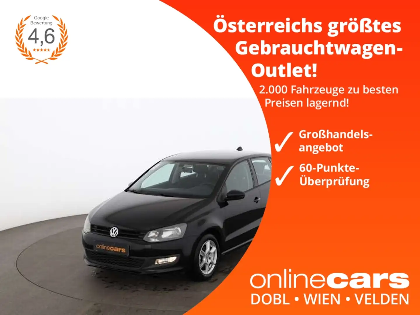 Volkswagen Polo V 1.2 Trendline KLIMA-ANLAGE RADIO Noir - 1