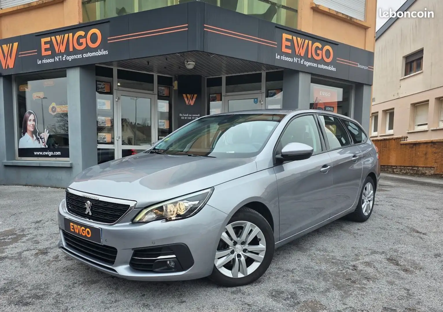 Peugeot 308 generation-ii 1.5 bluehdi 130 ch active business Gris - 1