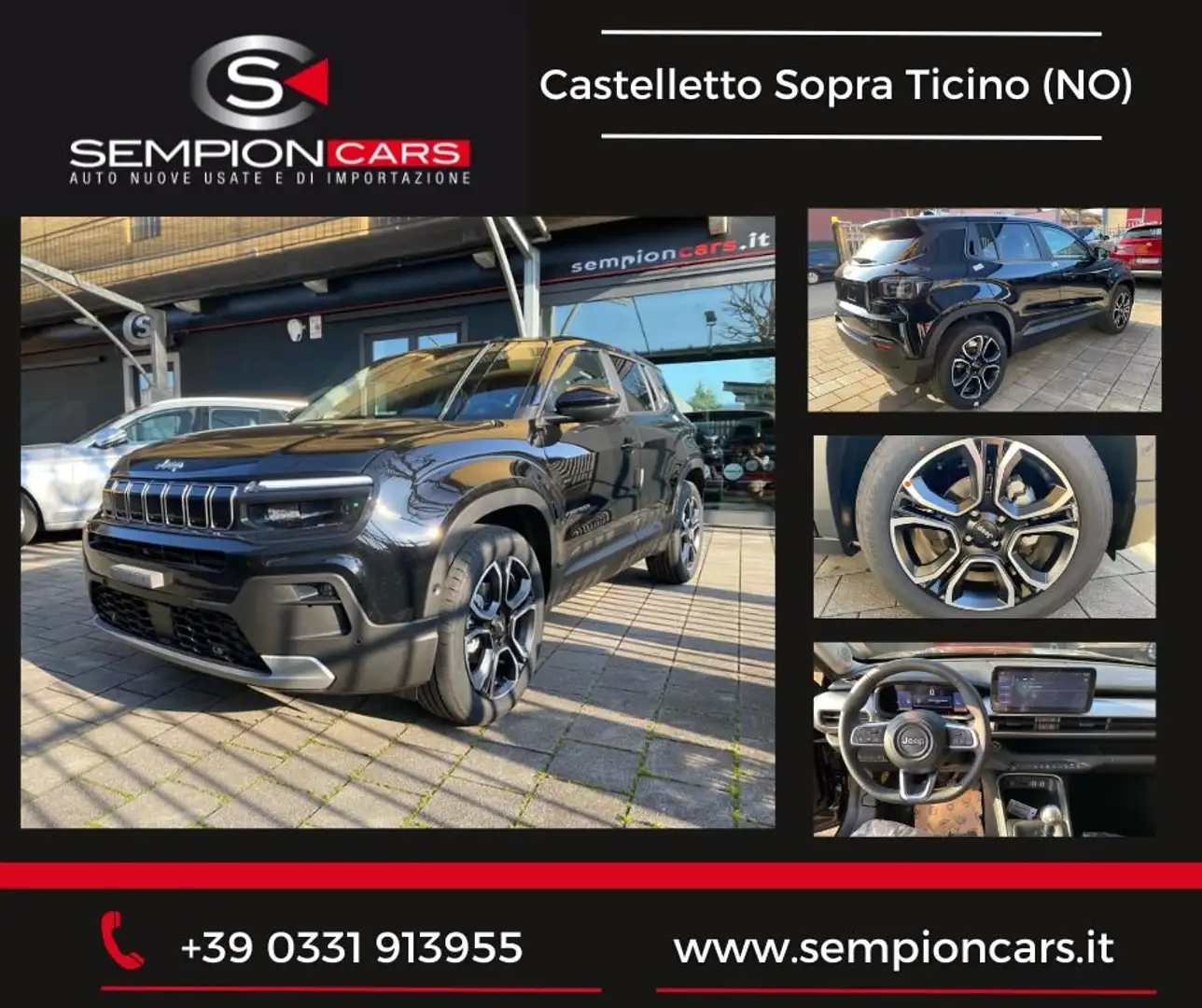Jeep Avenger 1.2 turbo Summit fwd 100cv PREZZO REALE Negro - 1