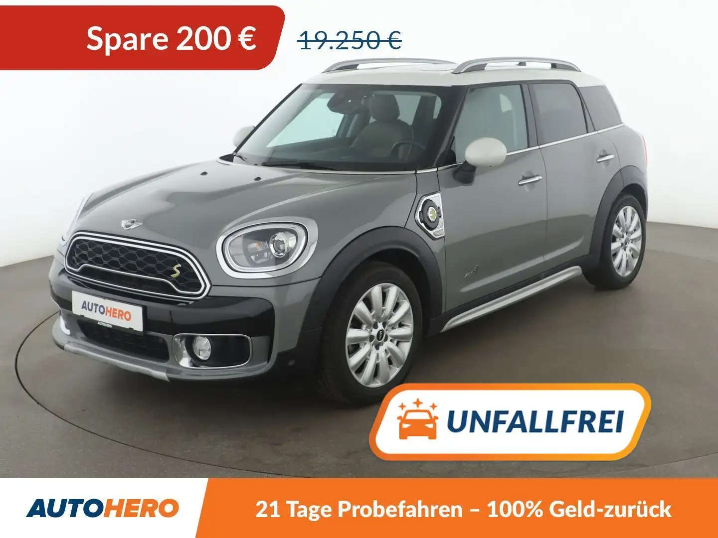 MINI Cooper SE Countryman Cooper S E Hybrid ALL4 Aut.*NAVI*HUD*LIM*PDC* Grigio - 1