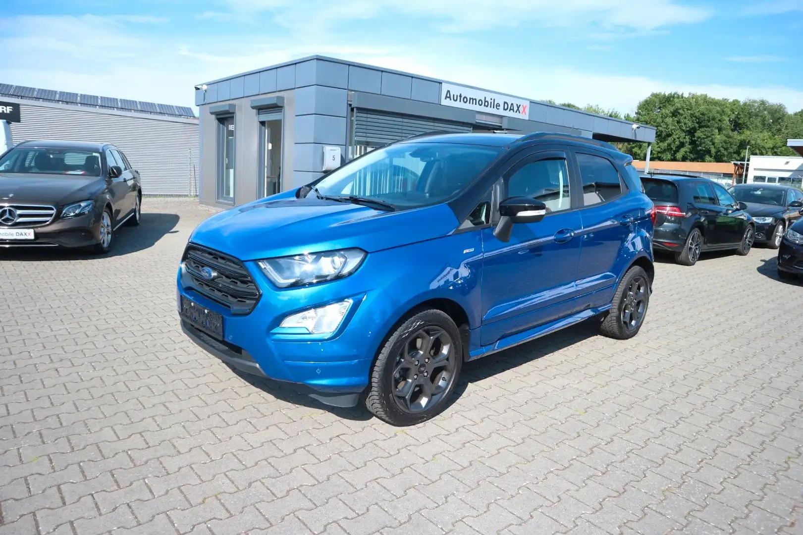 Ford EcoSport 1.0 ST-Line*Automatik*Xenon*Schiebedach Blauw - 2