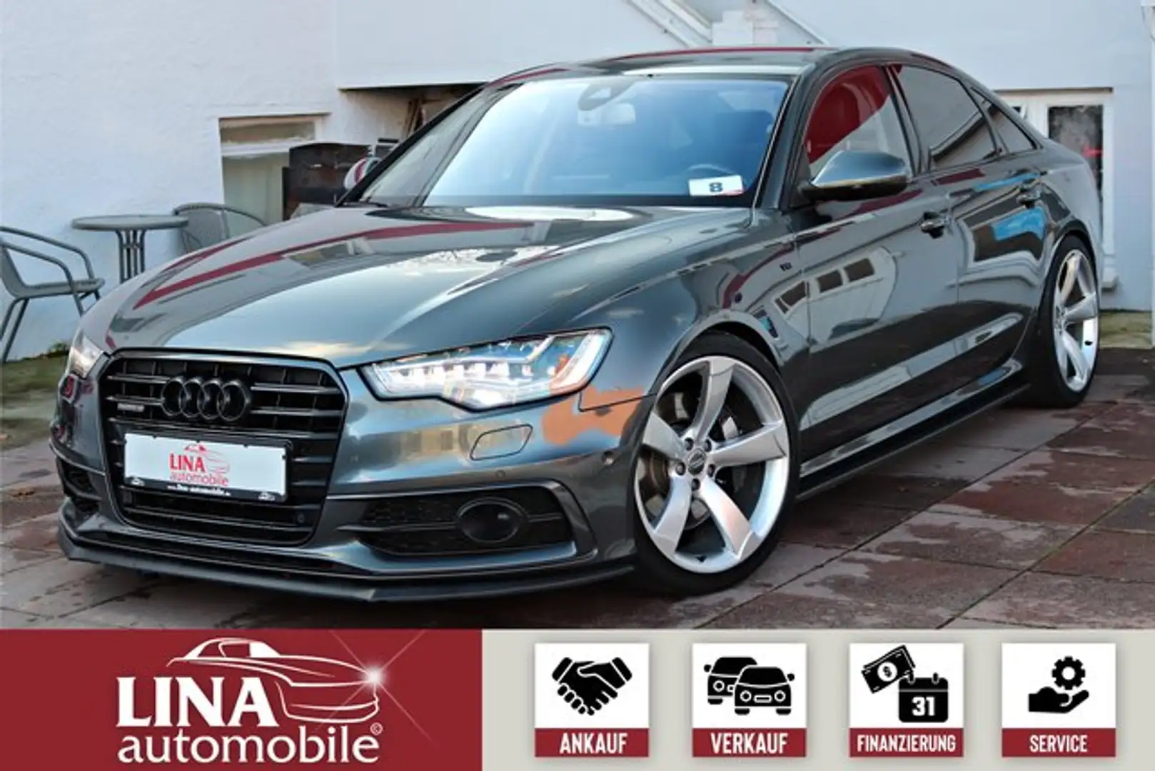 Audi A6 3.0 TDI Quat. S-Line LUFT*HUD*ACC*MATRIX*20" Grau - 1