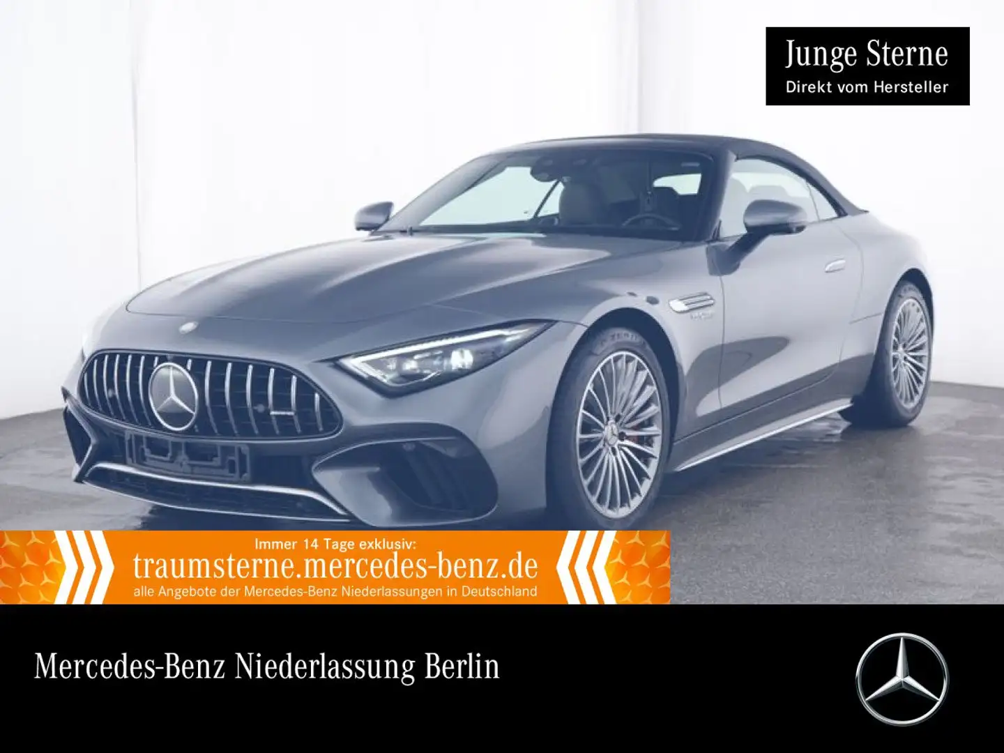 Mercedes-Benz SL 600 SL 55 AMG Cab. 4M Burmester Distr+ Multisitz HUD Gri - 1