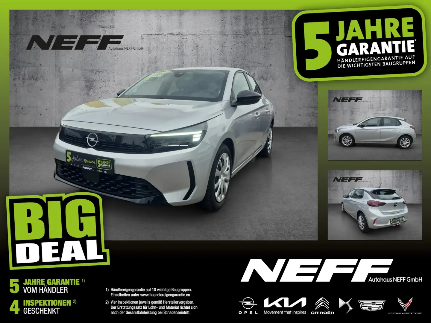 Opel Corsa F 1.2 Turbo Edition LED+SHZ+Fernlichtass. Gris - 1