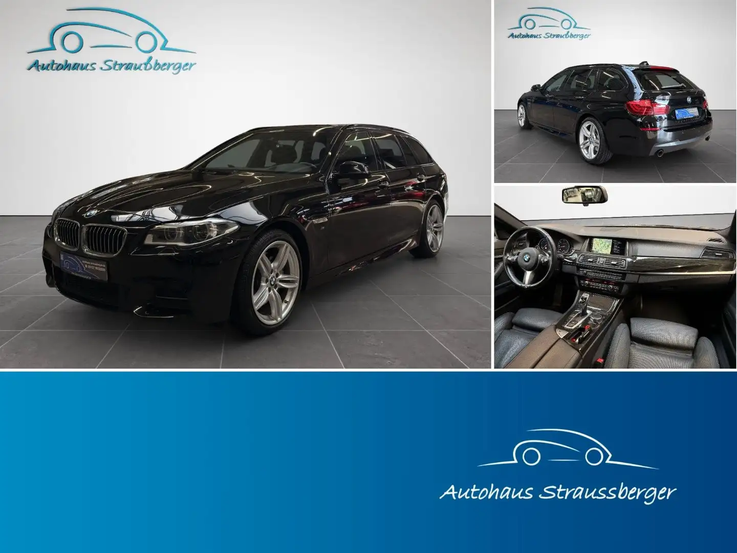 BMW 535 d Touring /AHK/H&K/STH/360°Kamera/Memory/LED Schwarz - 1