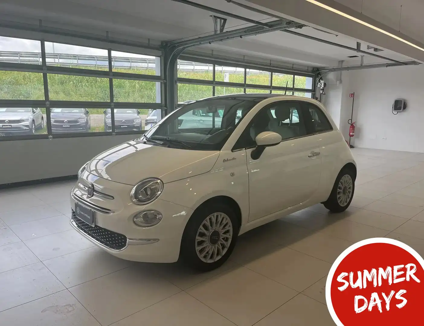 Fiat 500 1.0 HYBRID DOLCEVITA 70CV Bianco - 1