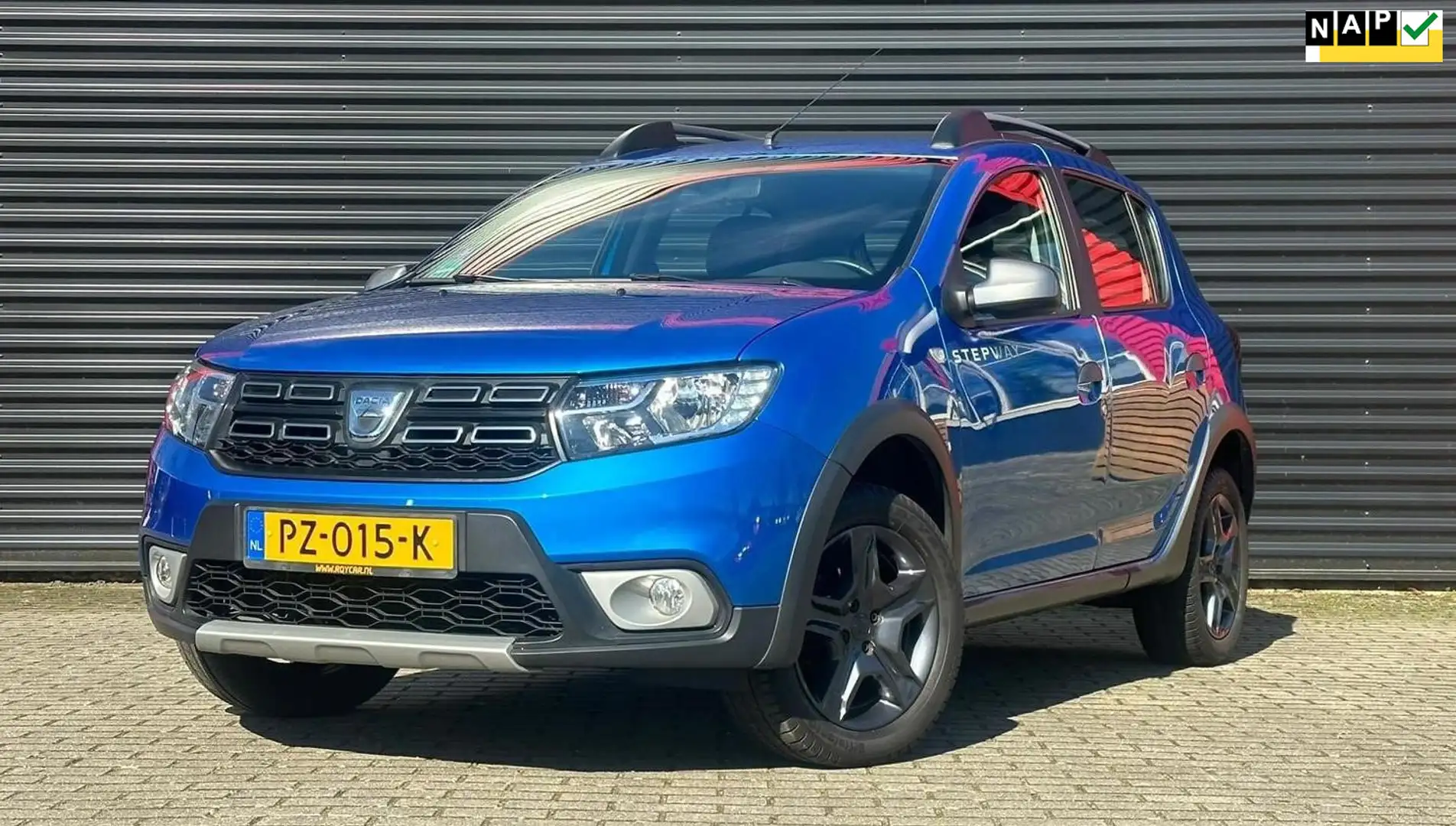 Dacia Sandero 0.9 TCe SL Stepway | Airconditioning | Trekhaak | Blauw - 1