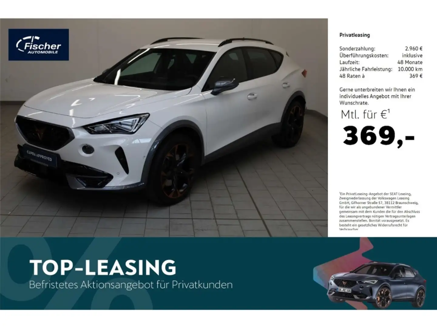CUPRA Formentor 2.0 TSI VZ Weiß - 1