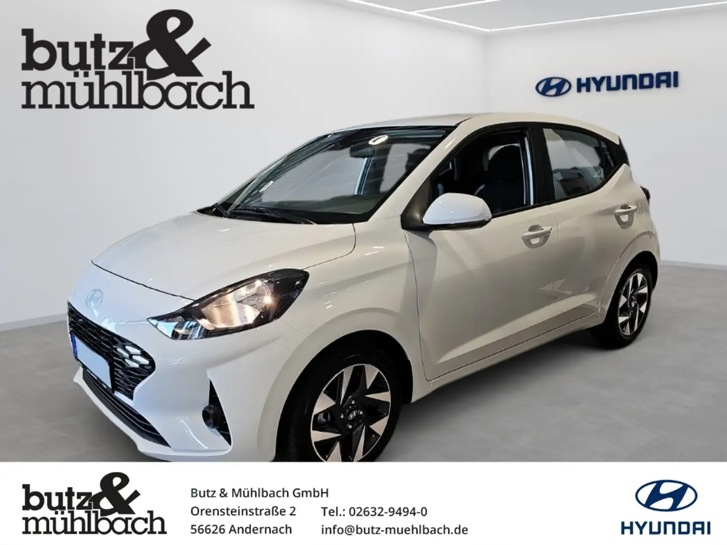 Hyundai i10 Trend 1.2 EU6e Komfortpaket Weiß - 1