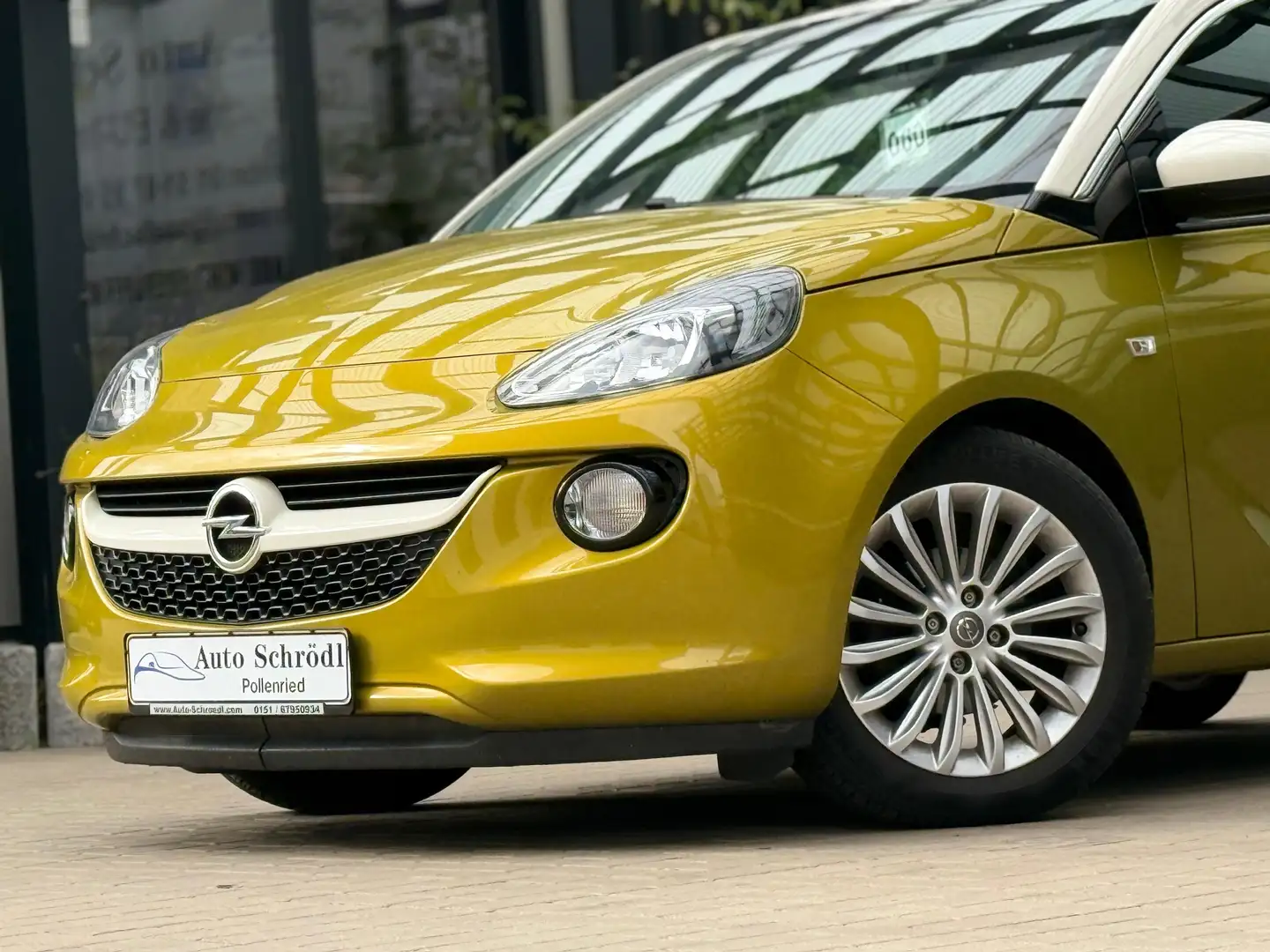 Opel Adam Glam 1.4 ecoFLEX, Sternenhimmel, Freisprech, Klima Gelb - 2
