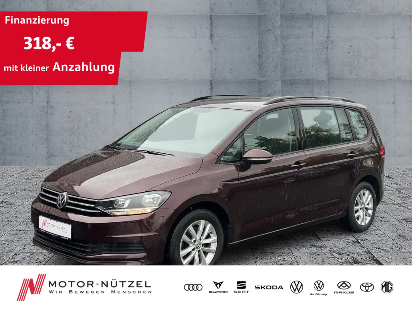 Volkswagen Touran 1.4 TSI COMFORTLINE NAVI+SHZ+2xPDC+BT+16" Rot - 1