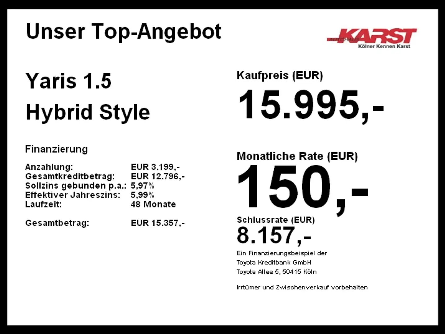 Toyota Yaris 1.5 Hybrid Style Selection Kamera, SHZ Blauw - 2