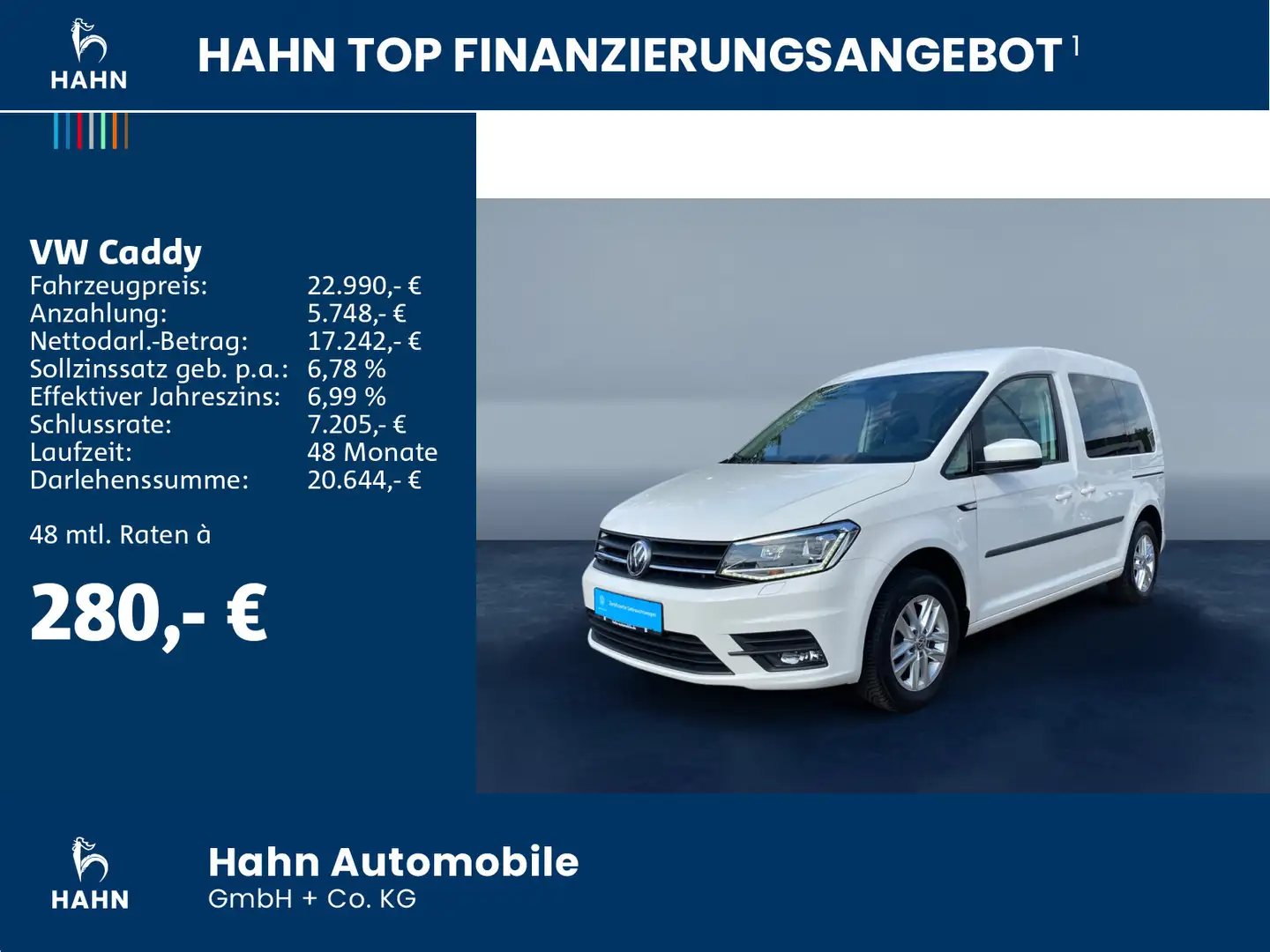 Volkswagen Caddy Trendline 2,0TDI 75kW DSG XENON KLIMA RADI Wit - 2
